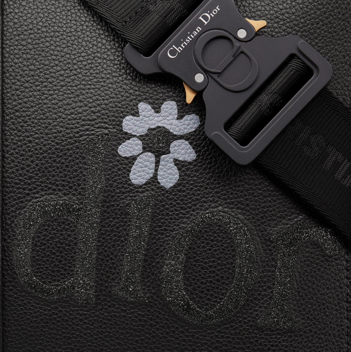 DIOR BY ERL DIOR LINGOT 50 旅行袋 黑色顆粒小牛皮 NT$ 120,000.00