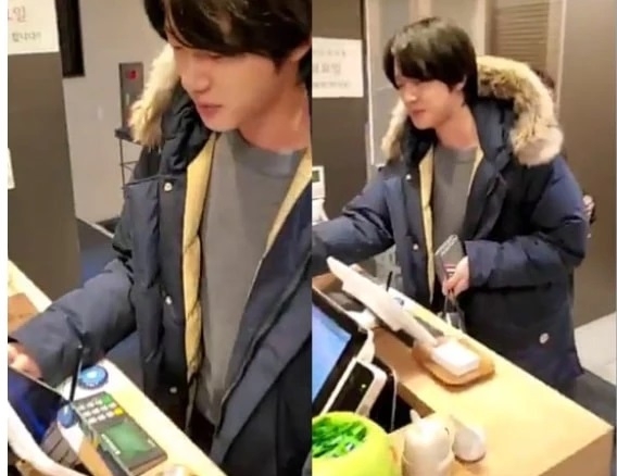 防彈少年團成員Jin過往請客時被目擊也擁有「THE BLACK EDITION3」神卡。