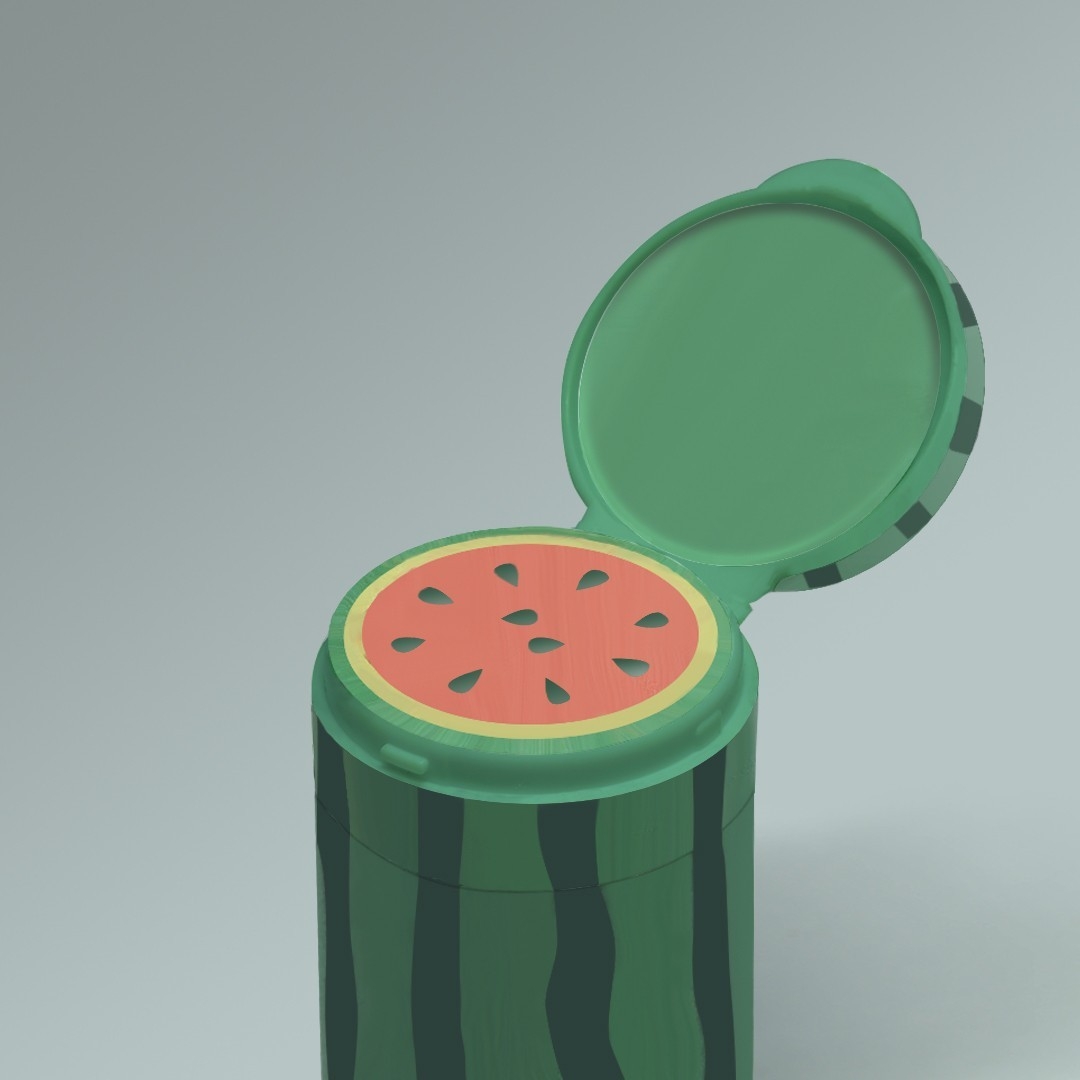 西瓜調味瓶上的小洞暗藏玄機。