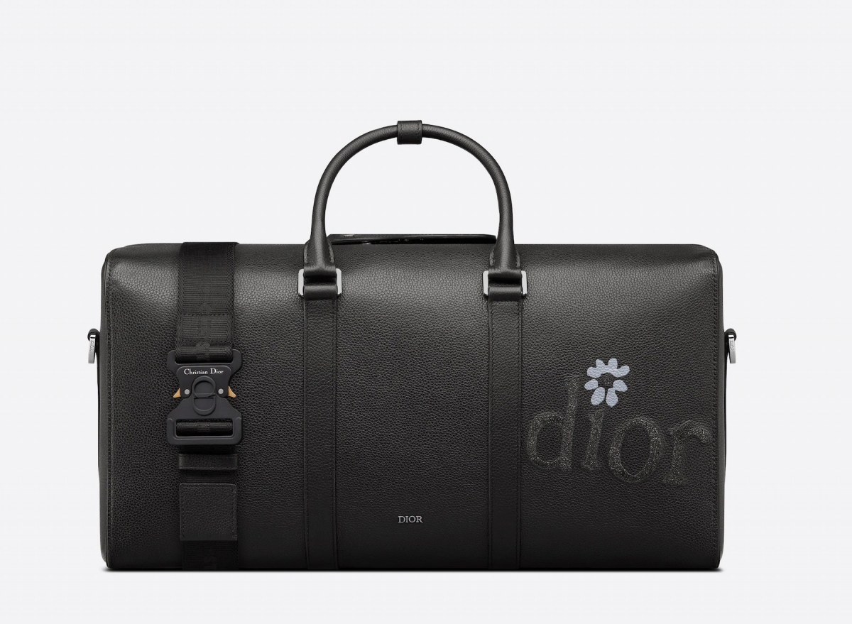 DIOR BY ERL DIOR LINGOT 50 旅行袋 黑色顆粒小牛皮 NT$ 120,000.00