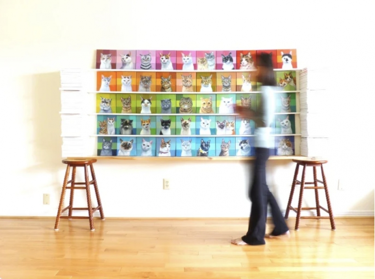 美喵報到：陳岳琳虎年畫百貓