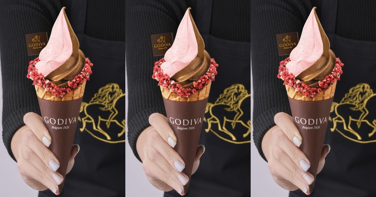 GODIVA超夯口味「草莓霜淇淋」