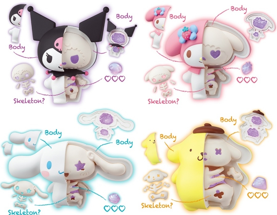 三麗鷗解體系列公仔