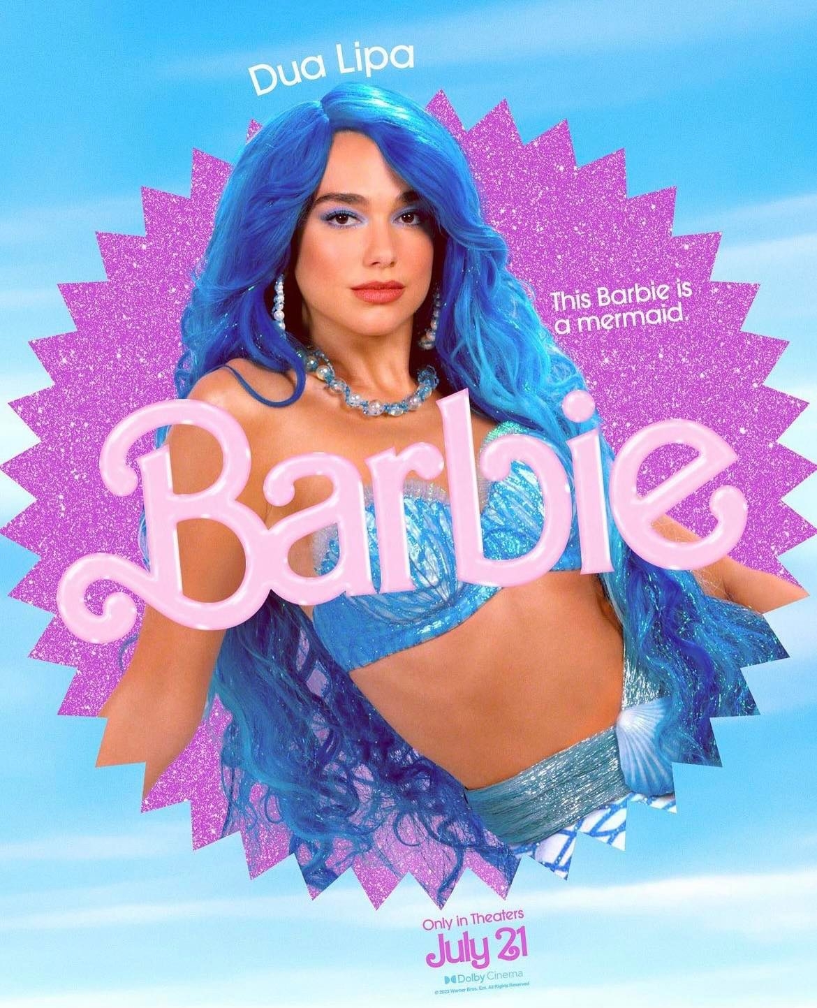 真人版電影《Barbie》Dua Lipa 形象照