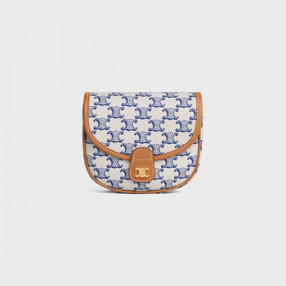 CELINE TRIOMPHE帆布及小牛皮迷你型BESACE手袋, NT$47,500
