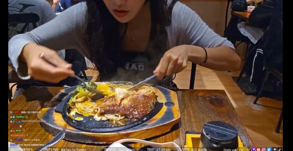 企鵝妹吃平價牛排