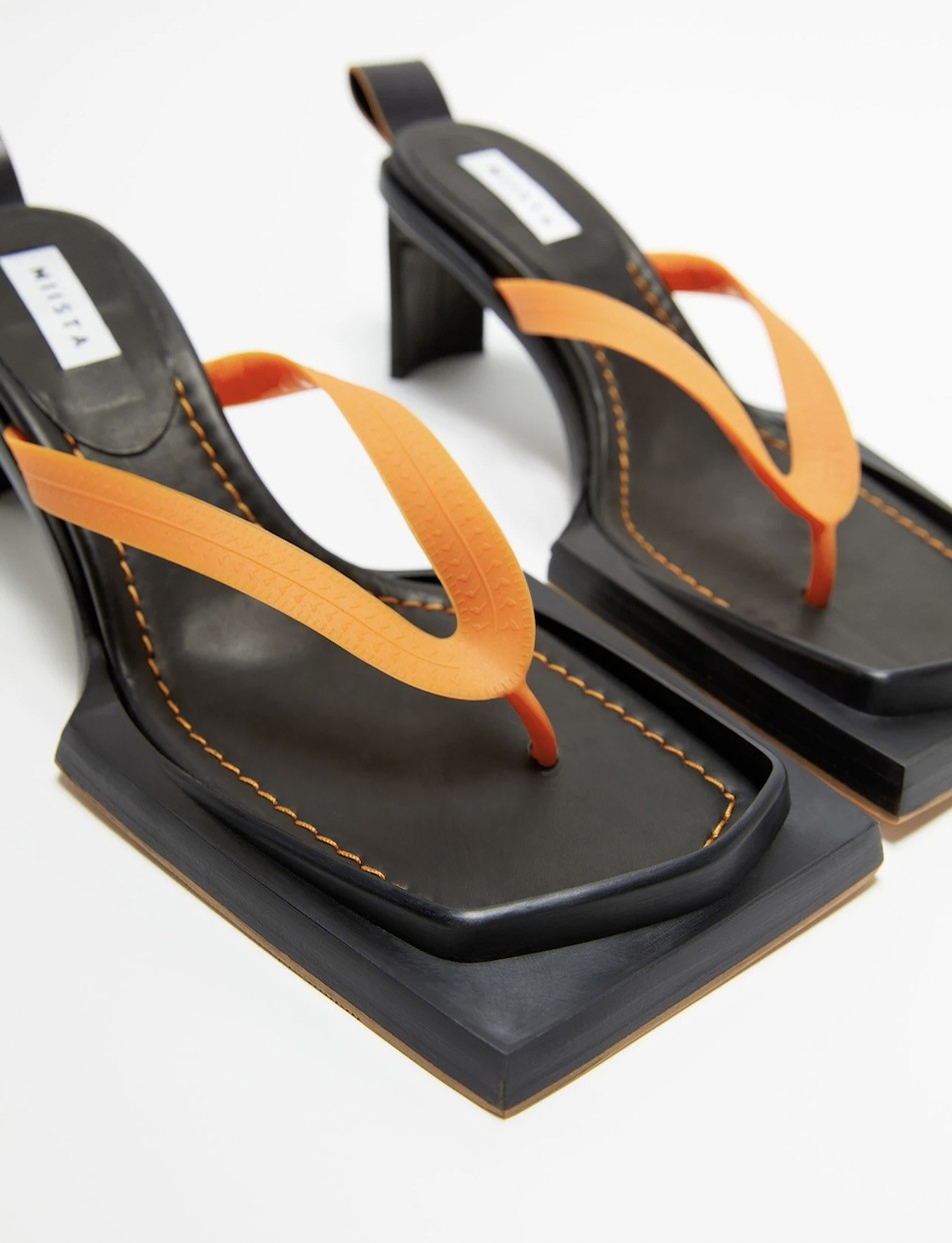 Miista Joyce Orange Sandals
