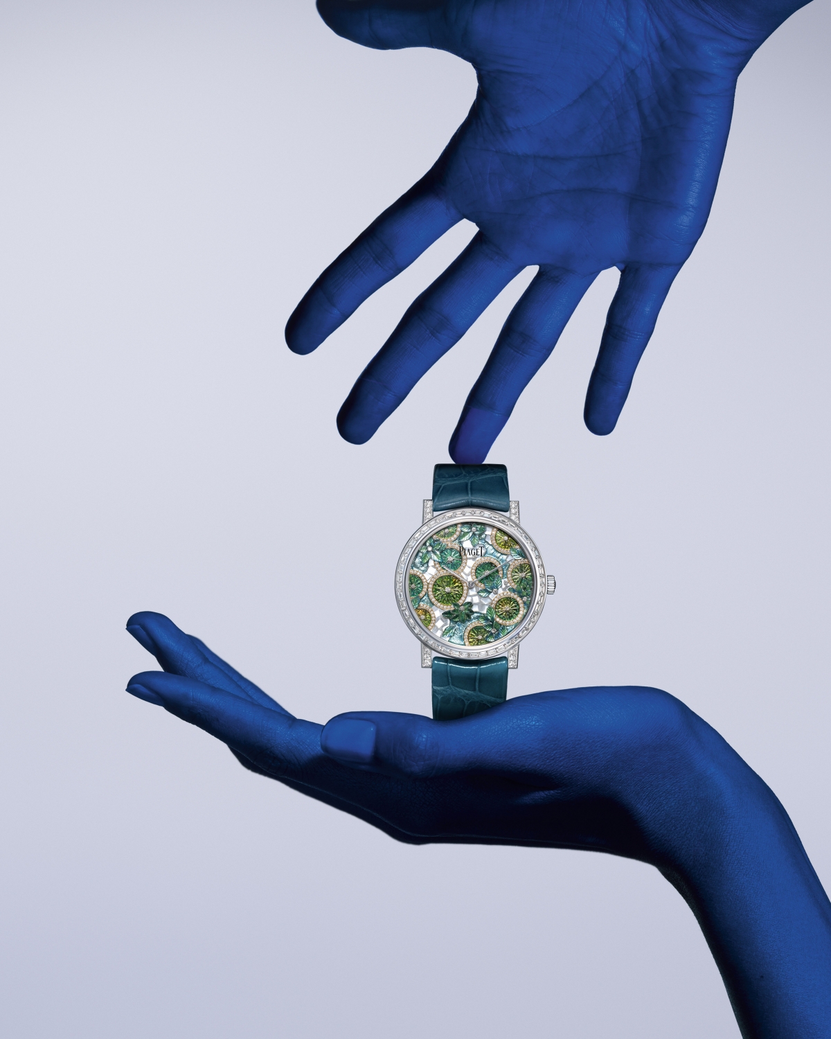 PIAGET SOLSTICE 頂級珠寶暨腕錶系列_Altiplano Joyful Sharing 18K白金鑽石頂級珠寶超薄腕錶