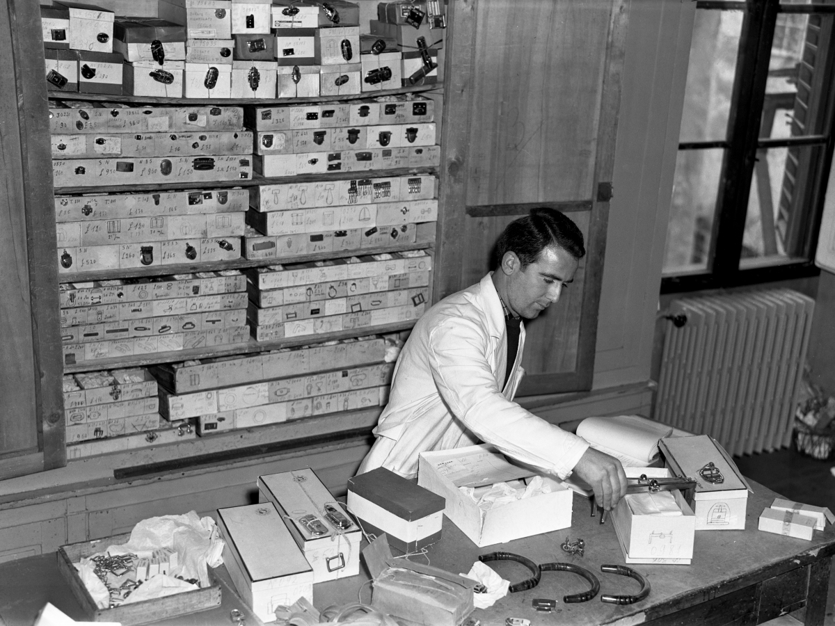 1950年代Gucci工匠製作紀錄照_Gucci workshop, via delle Caldaie, Florence 1950_GG_33©ArchivioFotoLocchi