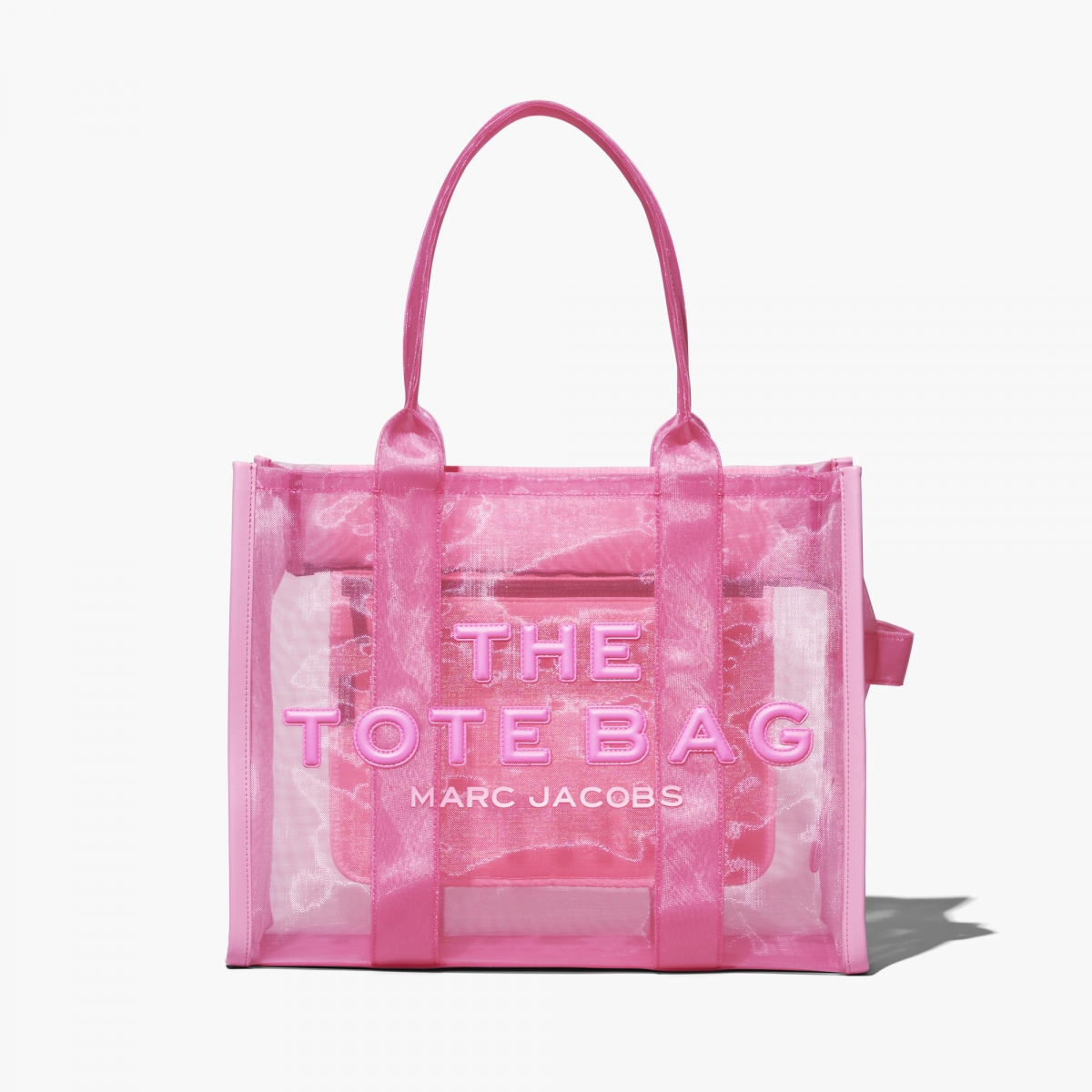 Marc Jacobs 芭比粉眼紗The Tote Bag 大型托特包,NT$13,900