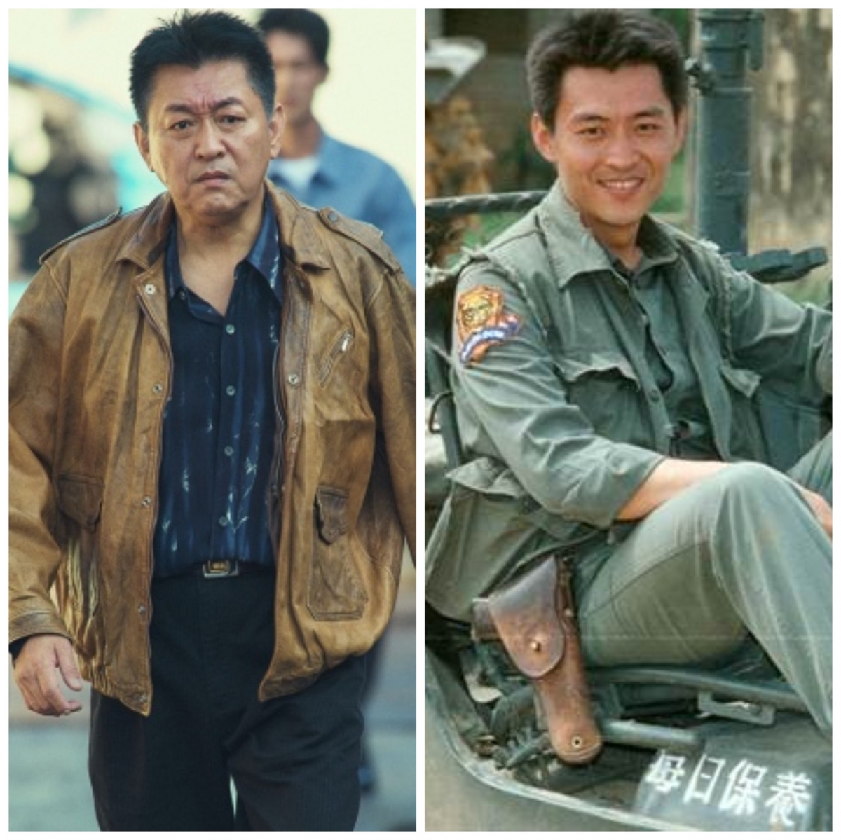 庹宗華過去在《報告班長》系列電影的英姿。