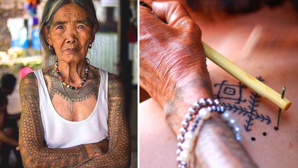 Apo Whang-Od一生未婚,如今將技藝傳給她的侄孫女Grace,希望能將這門藝術傳揚下去
