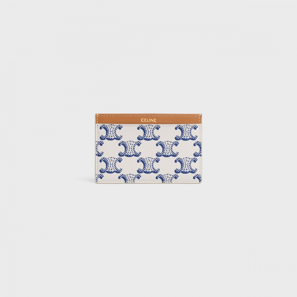 CELINE TRIOMPHE帆布及小牛皮卡片套,NT$8,400