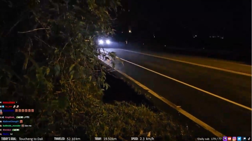 企鵝妹直播掀起台灣行人安全討論