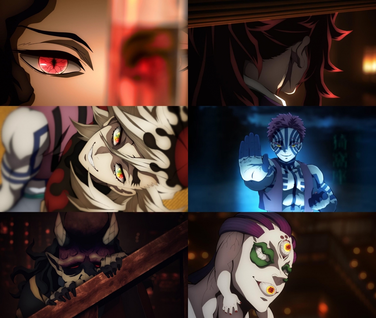 《鬼滅之刃 刀匠村篇》第一集可以看到上弦之鬼華麗大集合的盛況。