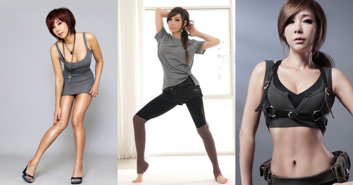 (左)鄭多燕走上減肥之路後三個月的驚人轉變；(中)鄭多燕現況；(右)鄭多燕2017年拍攝的畫報