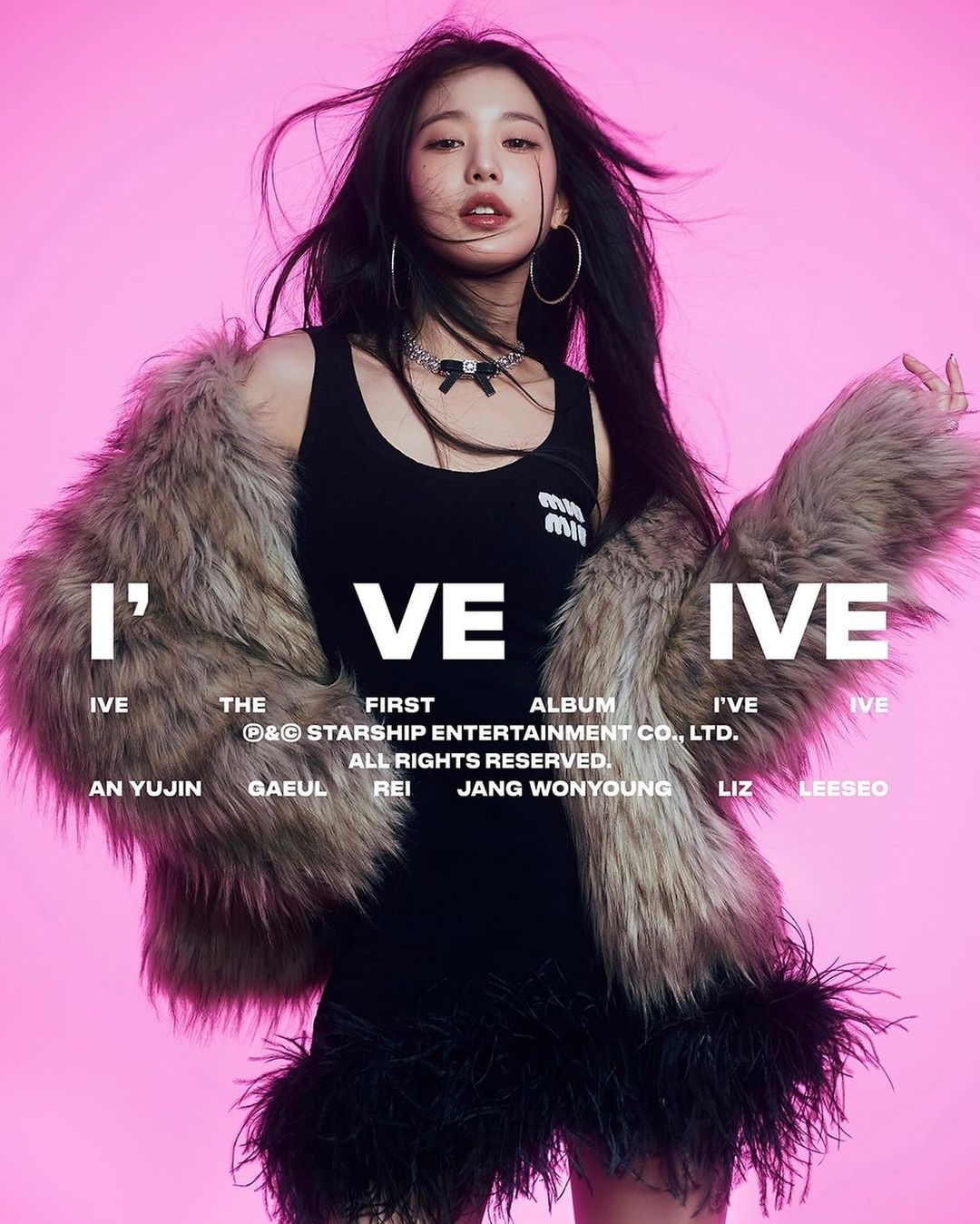 張員瑛在全新專輯《I've IVE》當中的形象照漂亮亮眼。