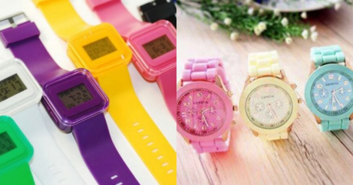 #果凍手錶、馬卡龍手錶