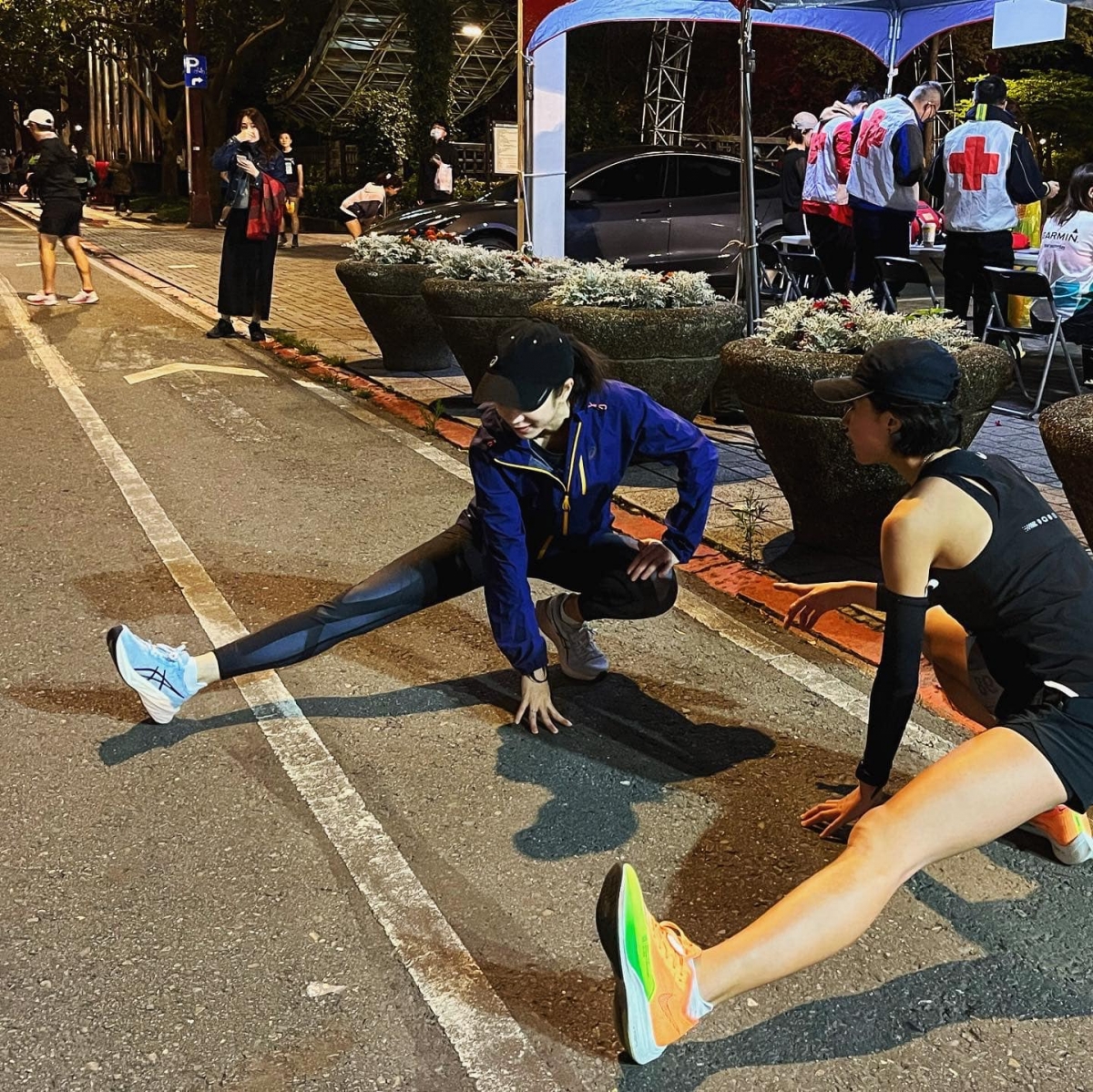 温貞菱從一月初開始為期十四週的訓練