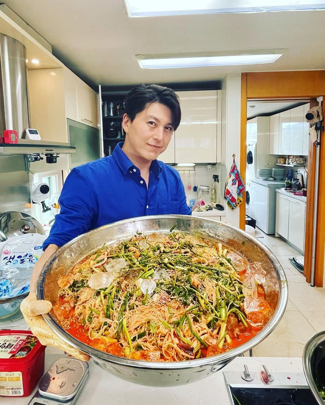 柳秀榮私底下擅長廚藝,稱得上是演藝圈的料理達人。