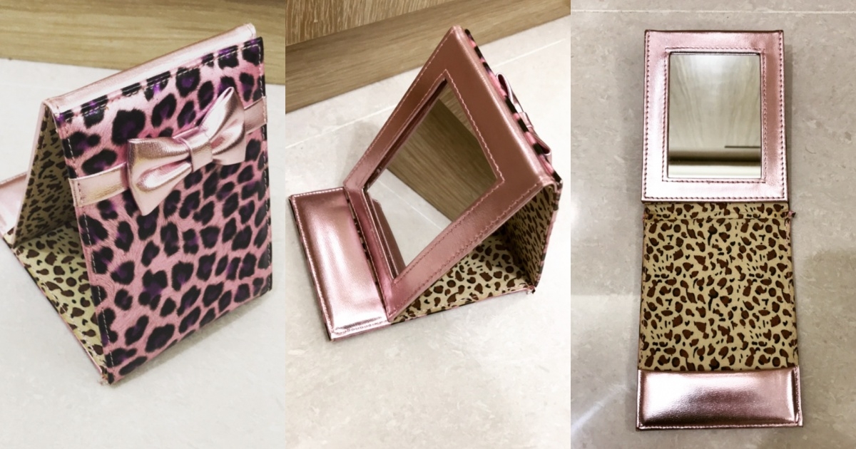 上課必備「三折蝴蝶結美妝鏡」