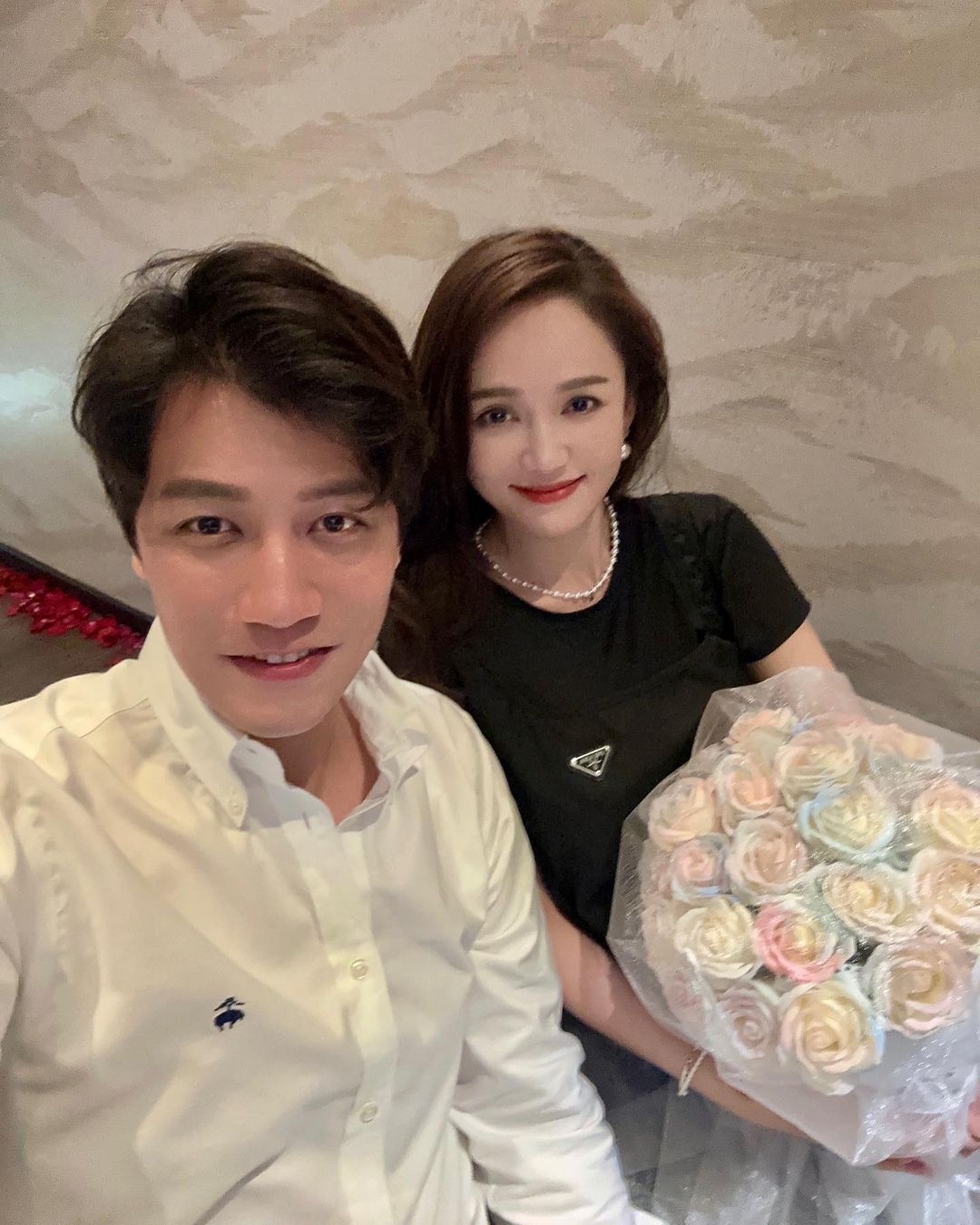 陳喬恩與丈夫Alan於去年結婚