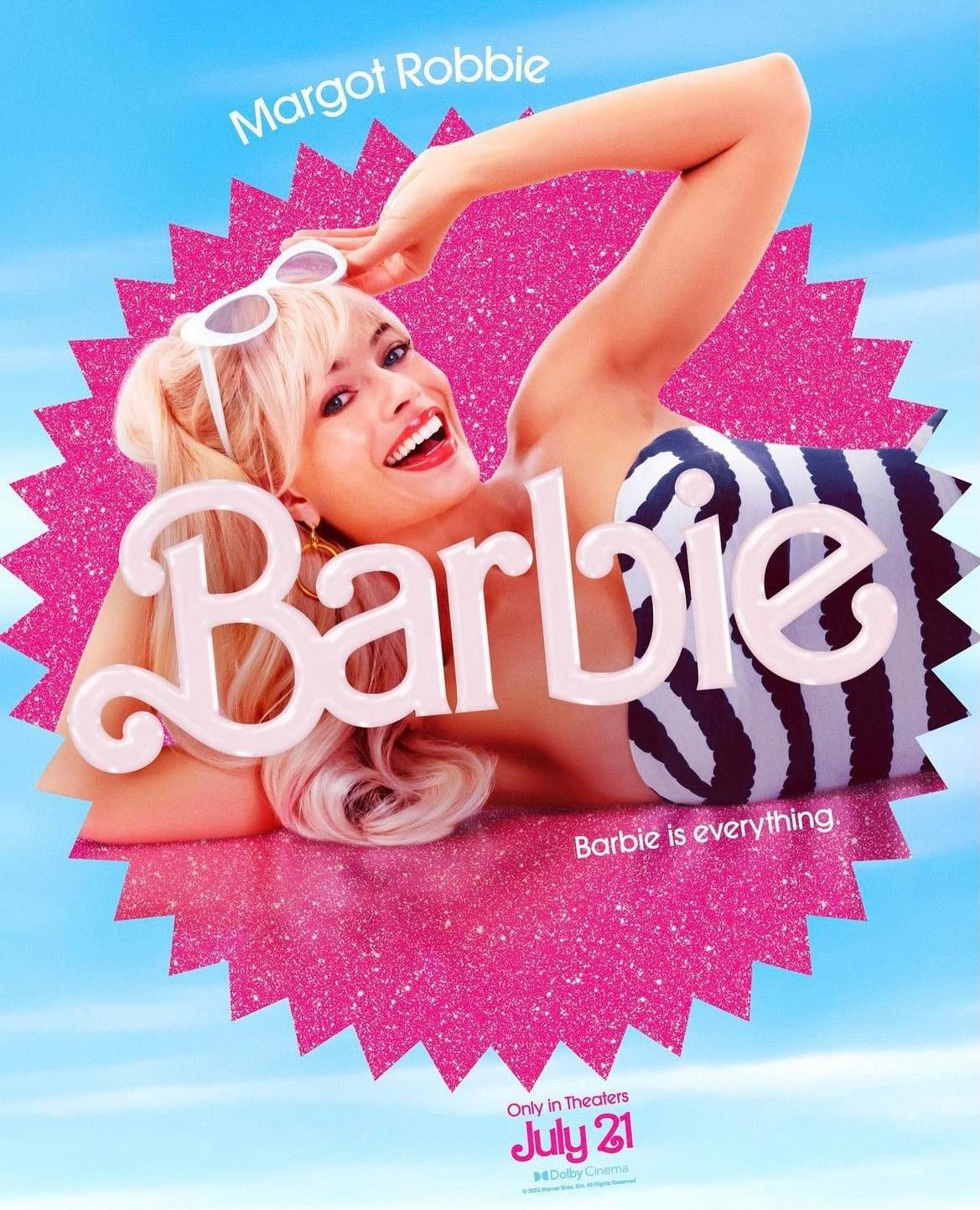 真人版電影《Barbie》Margot Robbie 形象照