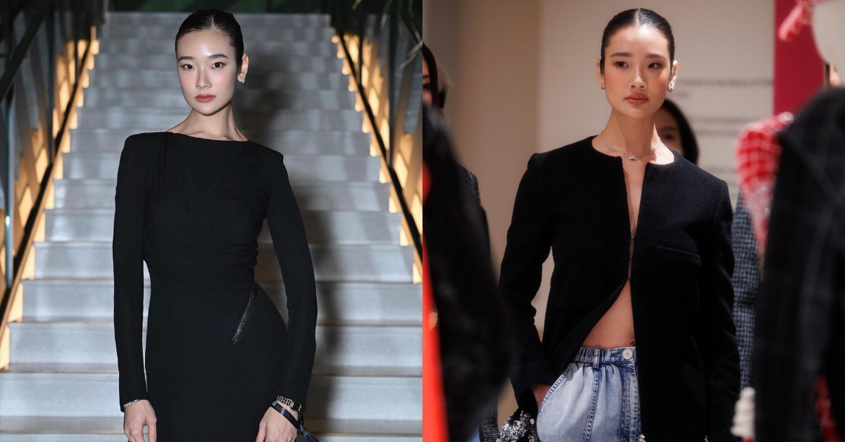 下戲後的茱蒂蒙瓊查容蘇因舉手投足之間充滿超模風範。