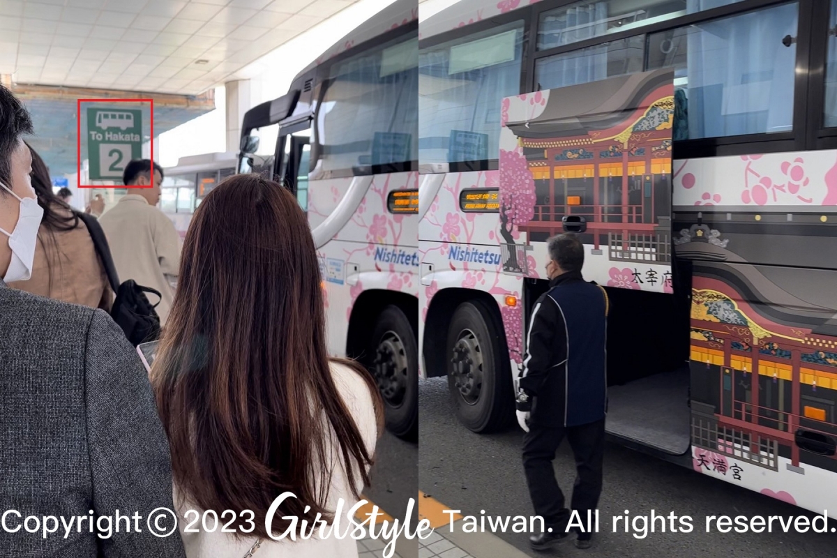 從福岡機場前往博多和天神方向，搭乘巴士很方便