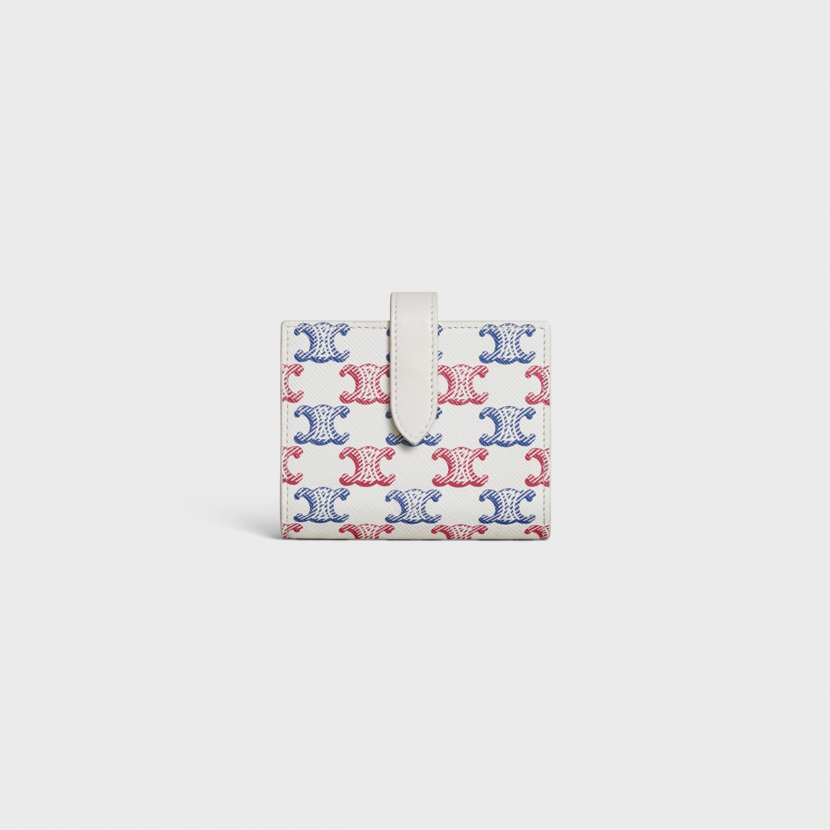 CELINE TRIOMPHE帆布及羊皮小型搭帶銀包,NT$19,500