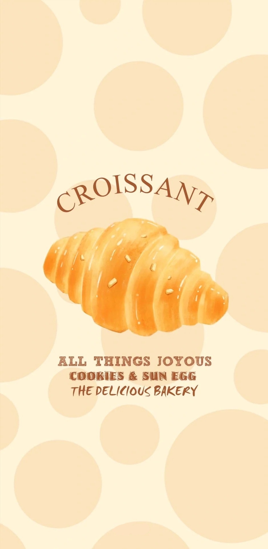 可頌手機桌布下載