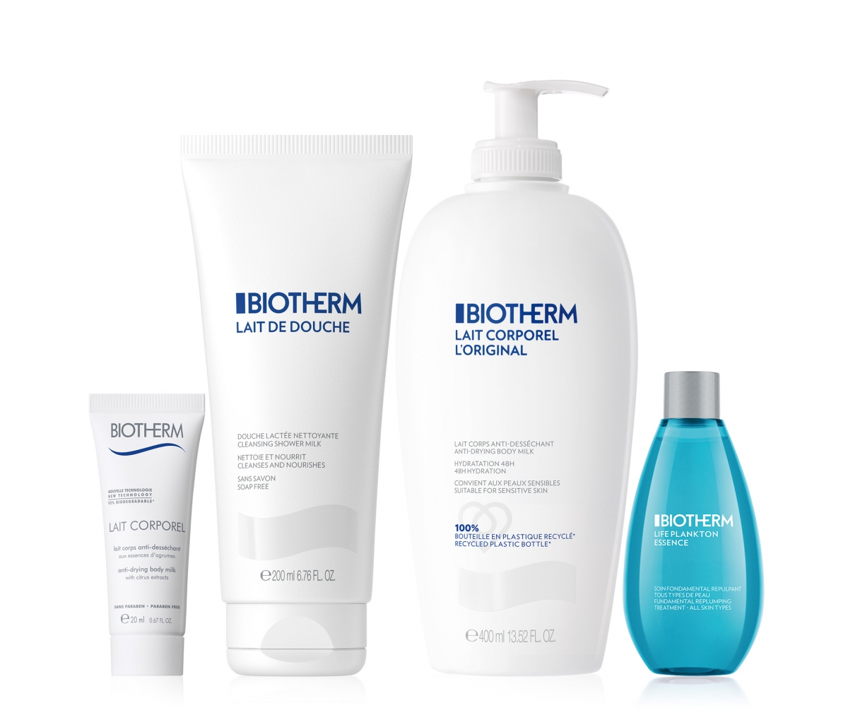 保濕洗潤柔膚組 New 優惠價$2,900 價值$3,590（超保濕牛奶身體潤膚乳400ml+超保濕柔膚沐浴乳200ml+超保濕牛奶身體潤膚乳20ml+奇蹟活源精露 30ml）