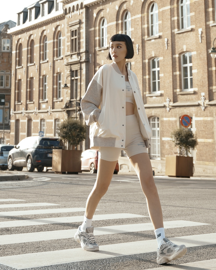國際時尚名人李函穿搭New Balance原色服飾新品