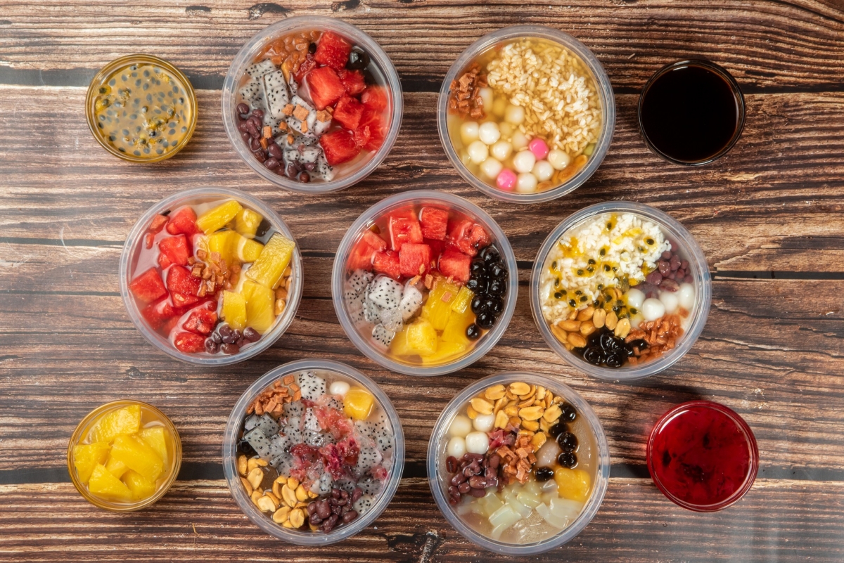 好吃好看又好玩的四川冰粉在板車開幕啦!光看就讓人心情愉悅!