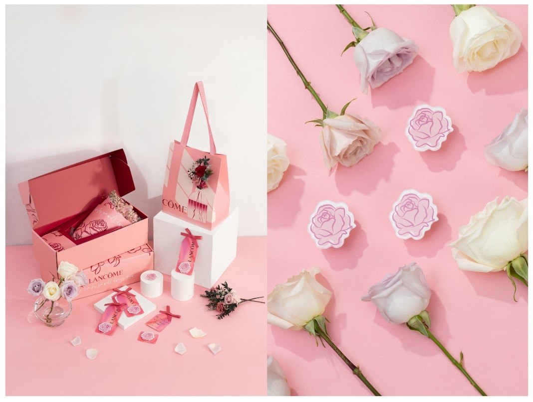 ＊4月21日至5月14日活動期間，於全台蘭蔻購買任產品滿NT$3,000，即可擁有「法式玫瑰手機支架」