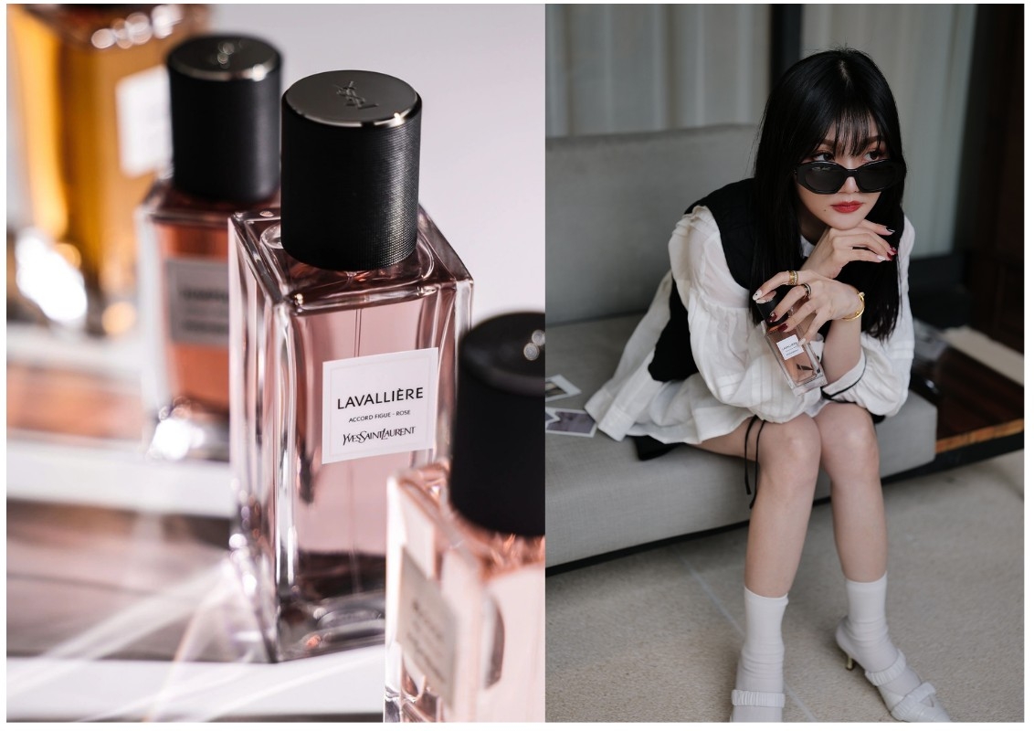 晨露玫瑰、無花果、黑醋栗 全新YSL時尚訂製香水【絲緞領結】 125ML ｜$7,800 