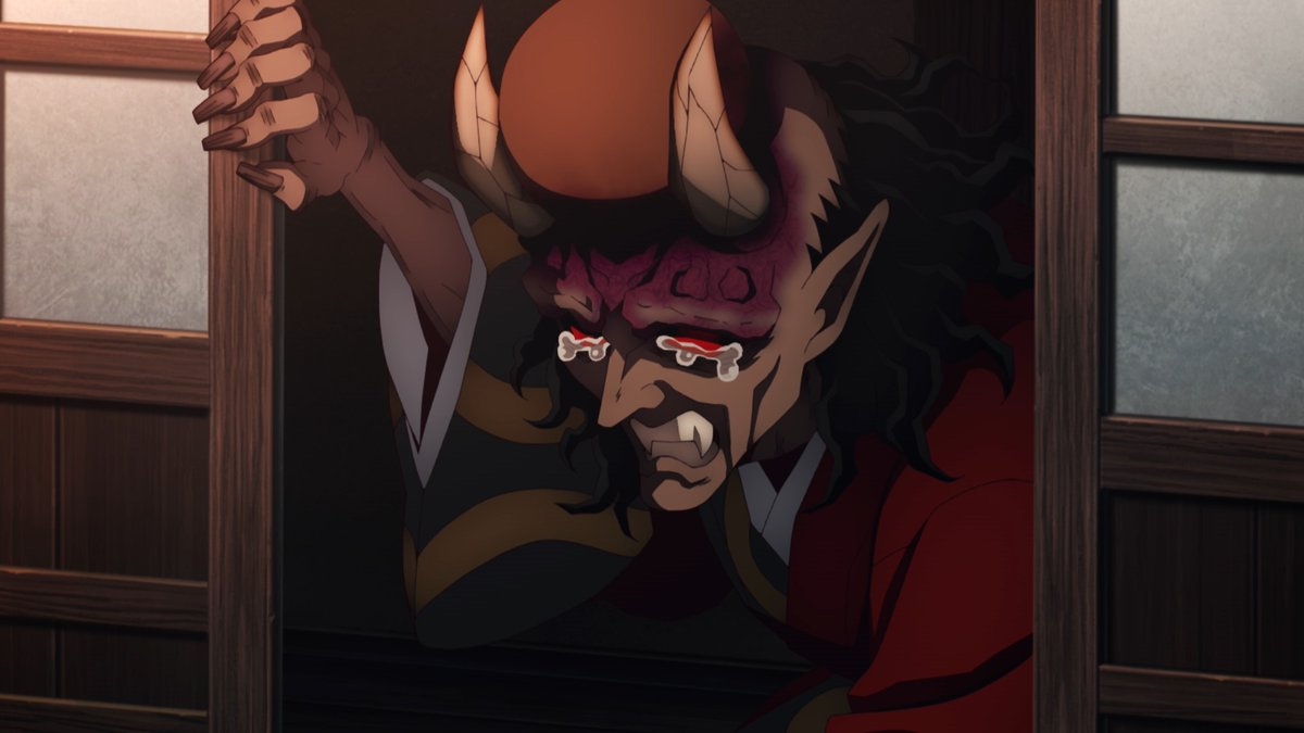 半天狗以哭泣老者的詭異型態突然現身，令人措手不及。