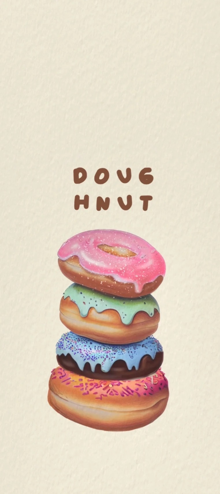 甜甜圈手機桌布下載