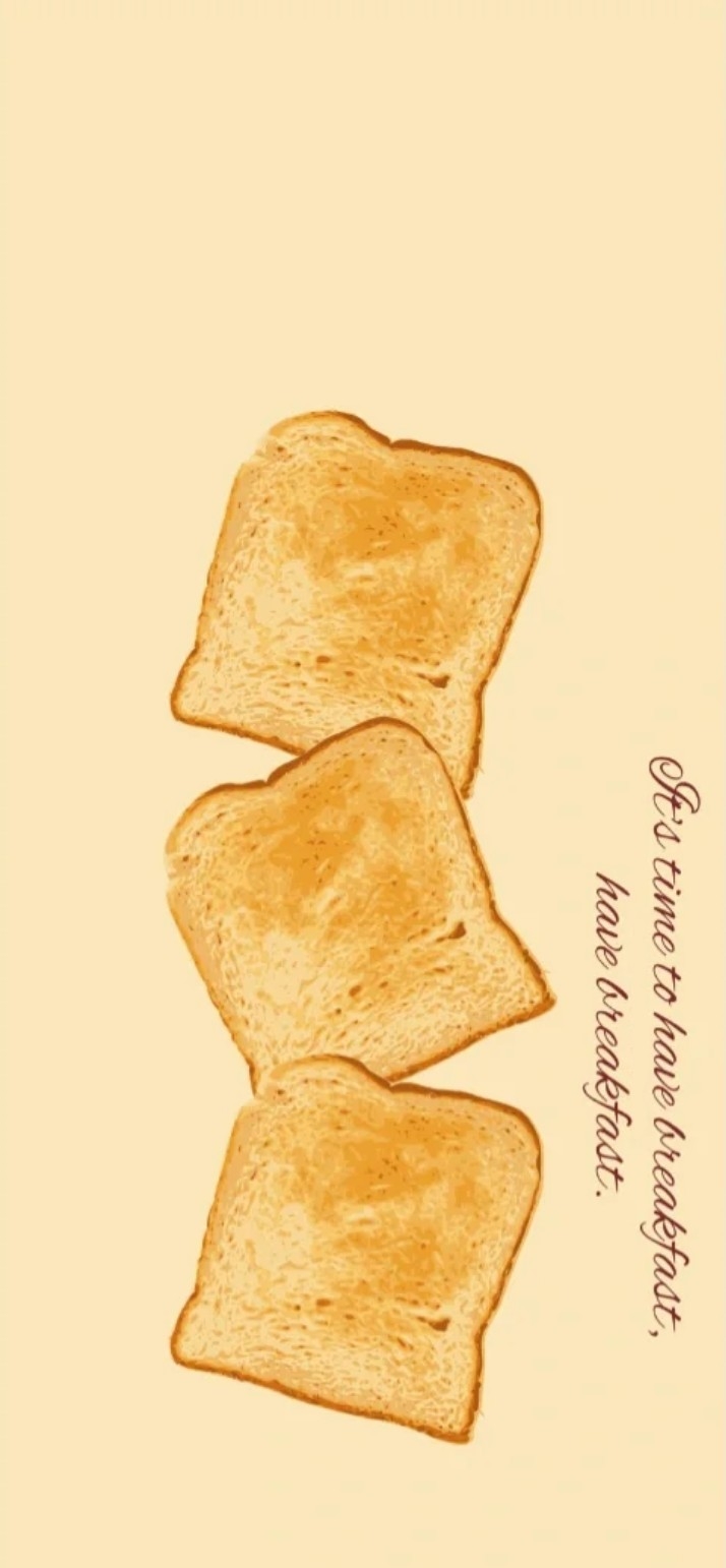 烤土司手機桌布下載