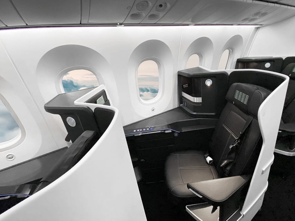 Zipair機上也擁有宛如商務艙的座位