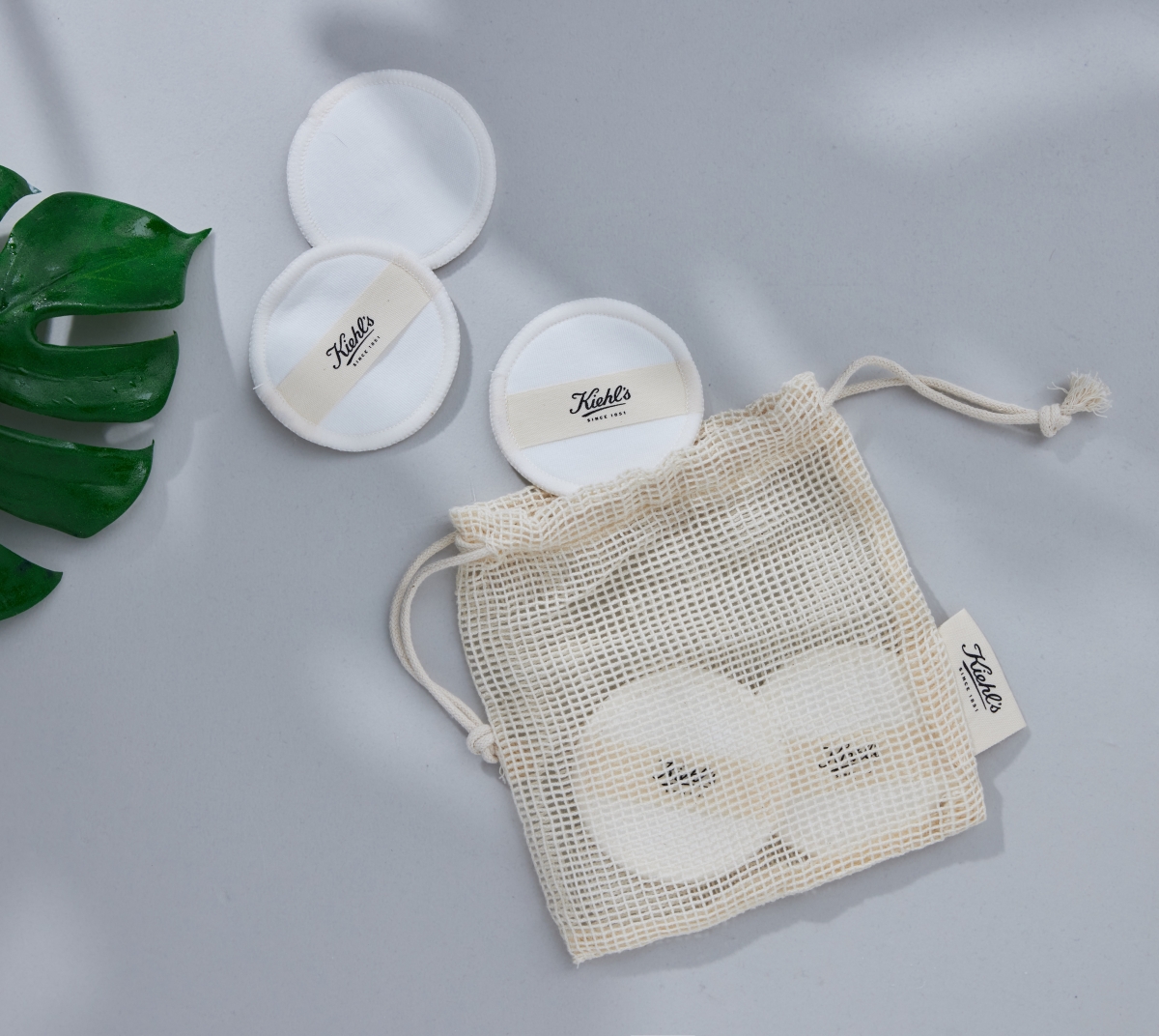 Kiehl’s品牌水洗棉,輕鬆卸除泥膜超方便