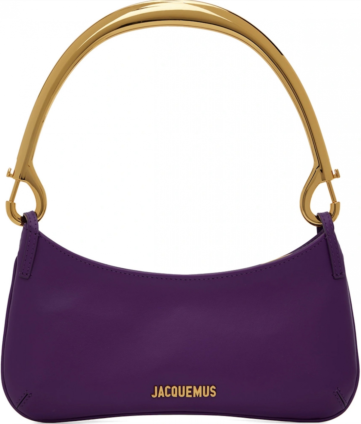 JACQUEMUS 紫色 Le Raphia 系列 Le Bisou Mousqueton 單肩包