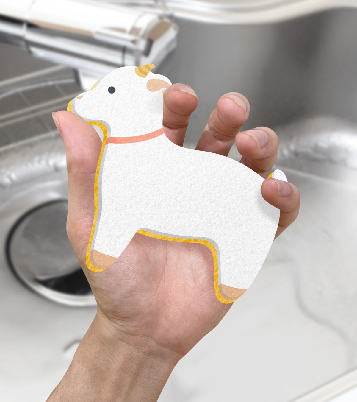 日創意發想「山羊菜瓜布」掀話題