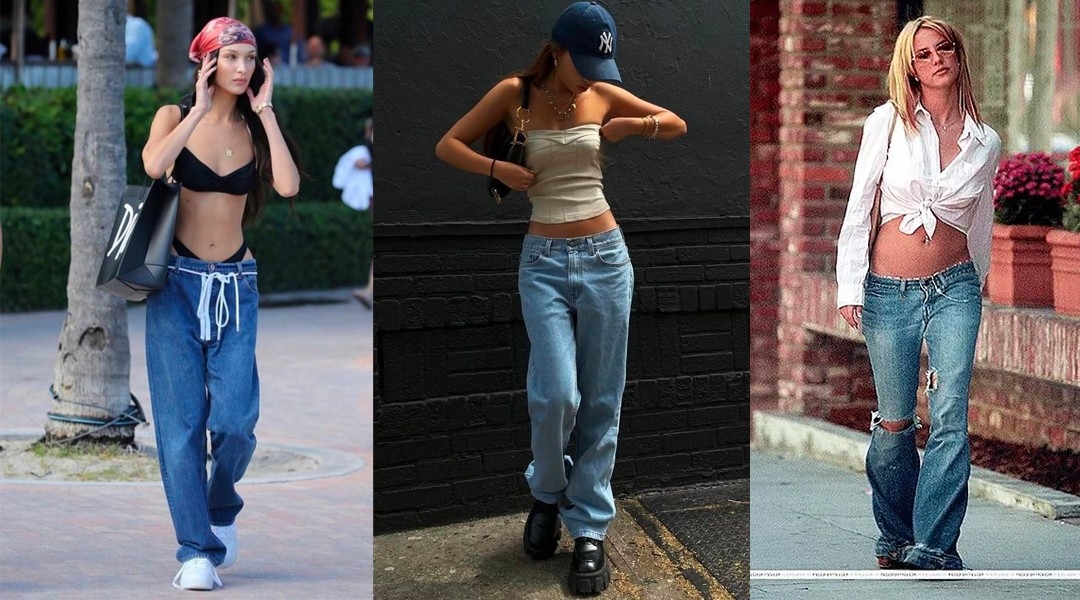 美式復古穿搭 ⎮ 低腰牛仔褲