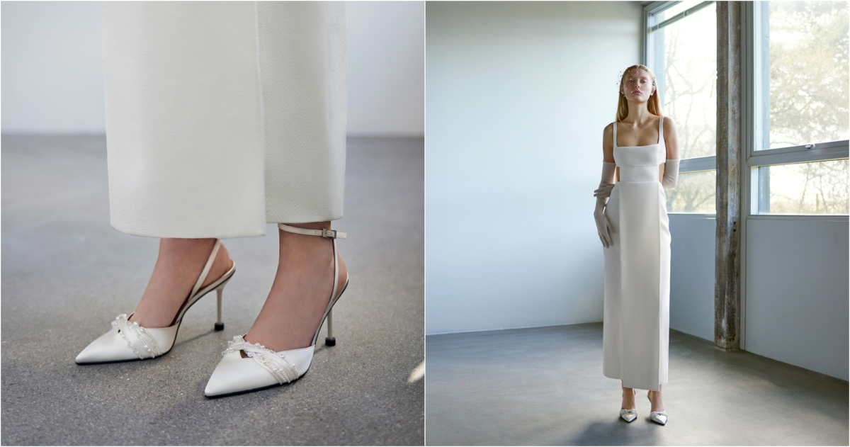 CHARLES & KEITH 串珠金蔥高跟鞋,NT$2,990