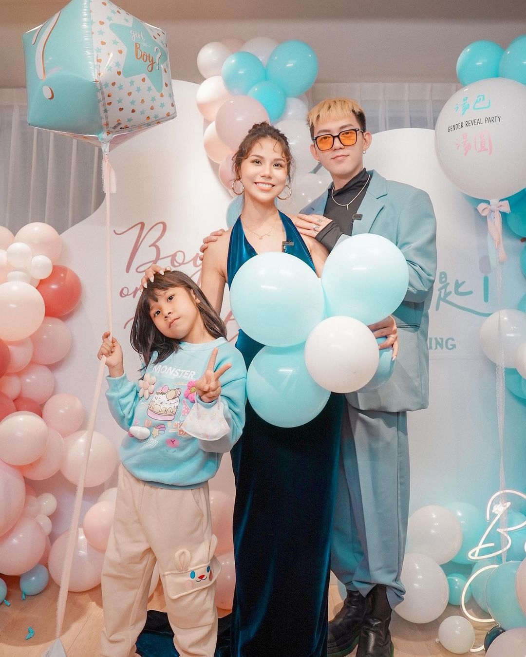 YouTuber 蕾菈去年2月與DJ湯宇結婚，同年12月宣布懷孕