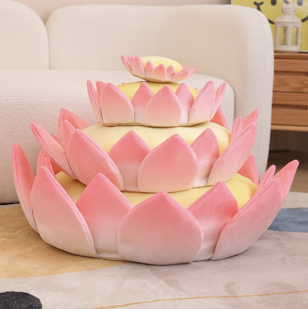 「蓮花冰絲坐墊」