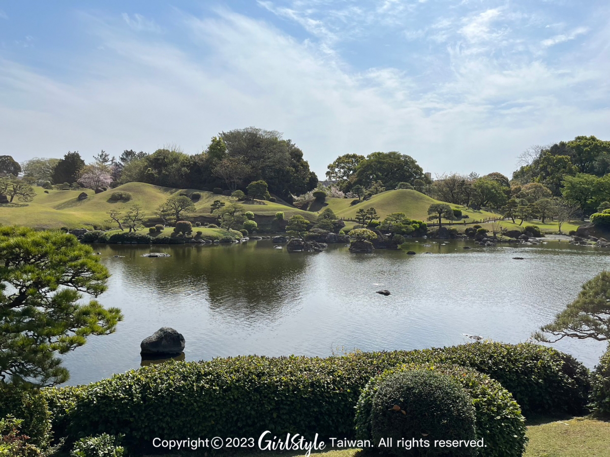 水前寺成趣園可以拍出滿滿的日式氛圍網美照