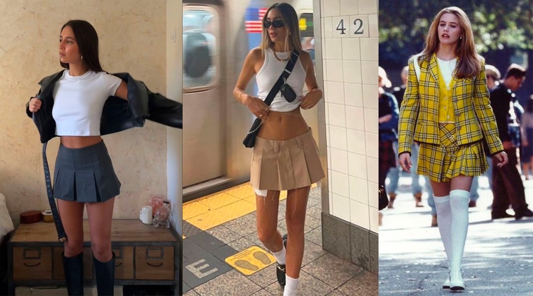 美式復古穿搭 ⎮ 百褶裙