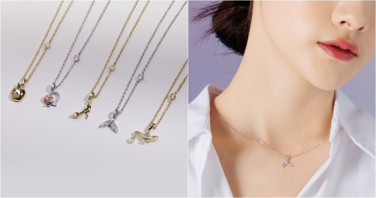 vacanza Disney 100th| V Class®小美人魚 ‧ 純銀項鍊(銀),NT$1,980